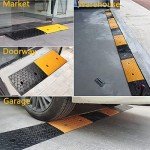 Non-Slip Heavy Duty Rubber Curb Ramp