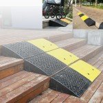 Non-Slip Heavy Duty Rubber Curb Ramp