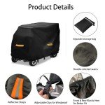 Waterproof Mobility Scooter Cover, Heavy Duty Protection
