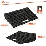 Heavy Duty Rubber Kerb Ramps - Set of 2