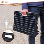 Heavy Duty Rubber Kerb Ramps - Set of 2