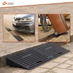 Heavy Duty Rubber Kerb Ramps - Set of 2