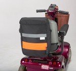Fluorescent Zipped Shopping Bag for Mobility Scooters
