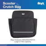 Waterproof Scooter Bag with Crutch and Stick Pockets