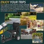 WISGING Folding Electric 3-Wheel Mobility Scooter
