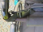 Large Black & Grey Mobility Scooter Storage Backpack