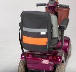 Fluorescent Zipped Shopping Bag for Mobility Scooters