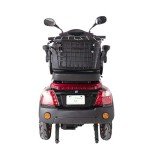 Green Power JH500 4-Wheel Electric Mobility Scooter Red