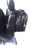 Spacious Black Bag for Mobility Scooter or Wheelchair