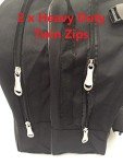 Spacious Black Bag for Mobility Scooter or Wheelchair