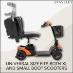 XL Crutch Bag for Mobility Scooters - Black