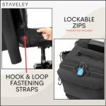 XL Crutch Bag for Mobility Scooters - Black