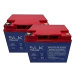 SLK Platinum 12V 50Ah GEL Batteries for Scooters