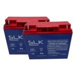SLK Platinum Gel Battery Pair for Mobility Scooters