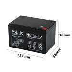 Power Mobility Scooter 12V 12Ah AGM Battery