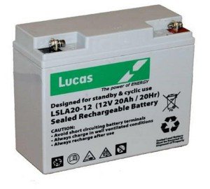 Lucas 12V 20AH Rechargeable Mobility Scooter Battery