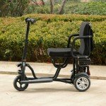 WISGING Folding Electric 3-Wheel Mobility Scooter