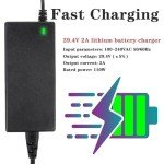 29.4V 2A Mobility Scooter Battery Charger with Connectors