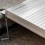 HOMCOM 6ft Folding Aluminum Wheelchair Ramp