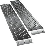 Heavy Duty Galvanized Steel Loading Ramps - 400kg Capacity
