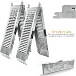 2-Pack Steel Foldable Loading Ramp for Mobility Vehicles