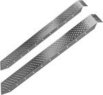 Heavy Duty Galvanized Steel Loading Ramps - 400kg Capacity