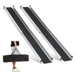 Gardhom 4FT Adjustable Wheelchair Ramps - 2PCS