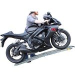 Black Folding Steel Ramp for Mobility Scooters