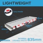 Foldable Wide Wheelchair Ramp - 61cm to 183cm