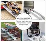 Aluminum Steel Foldable Loading Ramp for Vehicles