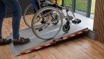 Foldable Wide Wheelchair Ramp - 61cm to 183cm