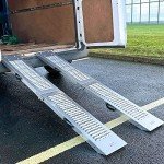 Aluminum Steel Foldable Loading Ramp for Vehicles