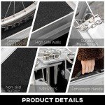 HOMCOM Portable Folding Aluminium Wheelchair Ramp