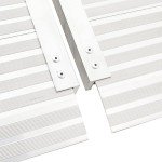Foldable 2FT Aluminum Wheelchair Ramp with Non-Skid Surface