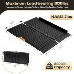 Gardhom 3FT Folding Aluminum Wheelchair Ramp