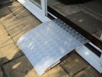 Aluminium Threshold Ramp for Doorways - 8cm