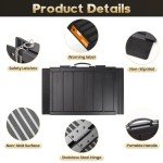 Gardhom 3FT Folding Aluminum Wheelchair Ramp
