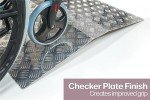 Portable Aluminium Threshold Ramp for Scooters/Wheelchairs
