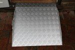 Aluminium Threshold Ramp for Doorways - 8cm