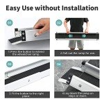 2-Pack 6FT Adjustable Wheelchair Ramps for Scooters