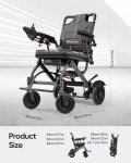 Lightweight Foldable Electric Wheelchair for Adults