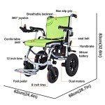 Lightweight Foldable Electric Wheelchair for Adults