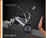 Compact Automatic Folding Electric Wheelchair with Battery
