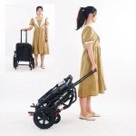 Lightweight Foldable Wheelchair with Shock Absorbers