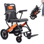 WISGING Ultra-Light Folding Wheelchair for Travel