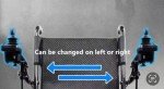Lightweight Foldable Electric Wheelchair with Remote