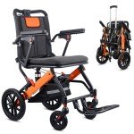 WISGING Ultra-Light Folding Wheelchair for Travel