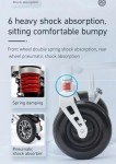 Foldable Electric Wheelchair with 250W Motor