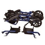 Lightweight Folding Travel Wheelchair with Carry Bag
