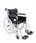Angel Mobility Compact Folding Wheelchair in Metallic Silver